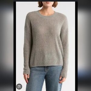 Madewell Alpaca Blend Gray Sweater